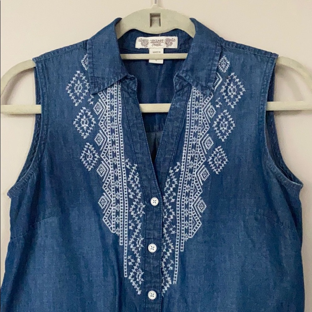 Tank button up - Picture 2 of 4